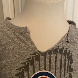 Majestic Gray Cut 2016 Chicago Cubs World Champion Short Sleeve T Shirt thumbnail 5