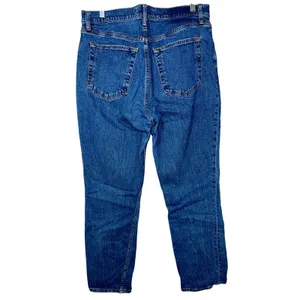 Abercrombie & Fitch Curve Love Slim Straight Ultra High Rise Jeans Size 31 12 S thumbnail 2