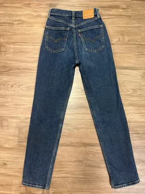 Levi’s Premium 70s High Slim Straight Jeans 25 Sonoma Stonewash Faded $108 thumbnail 4