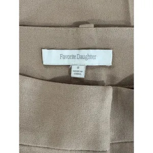 Favorite Daughter Womens Pants Brown Pleated High Rise Wide Leg Stretch Size 8 thumbnail 4