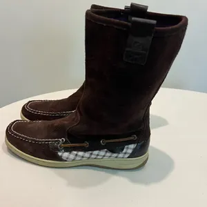 Sperry Top-Sider Womens Sandfish Boots Brown 7.5M thumbnail 4