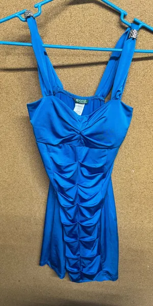 Blue ipona dress thumbnail 1