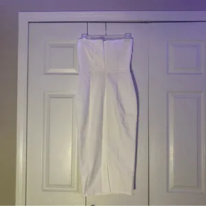 REVOLVE White Midi Strapless Dress thumbnail 4