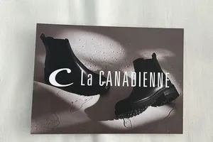 NWT La Canadienne Paul Buckled High Heel Boots, Black Size 7.5M New in Box $650 thumbnail 8
