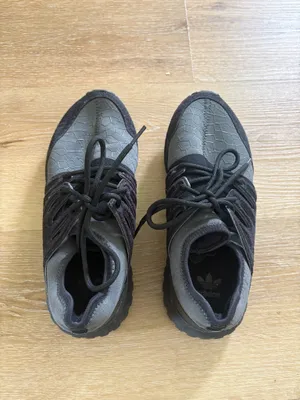 Adidas Black and Grey Athletic Tennis Shoes thumbnail 4