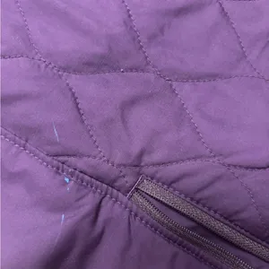 LL Bean Womens Purple Short Purple Pink Reversible Full Zip Vest Size Medium thumbnail 6