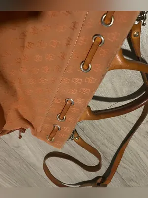 Women's Tan Shoulder Tote with Tassel Detail thumbnail 3