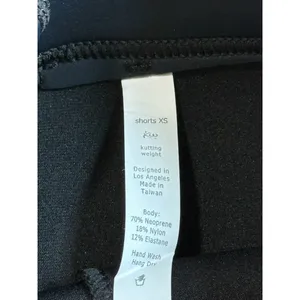 NWT Kutting Weight Shorts Black Sauna Neoprene Bottom Heat Generating Gym sz XS thumbnail 3