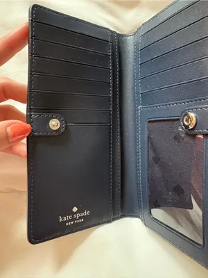 kate spade Navy and Blue Colorblock Tote with Matching Wallet thumbnail 8
