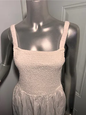 New Marine Layer Selene Embroidered Eyelet Maxi Dress White Size S Pockets thumbnail 13
