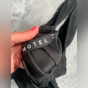 Motel rocks black sequin mini dress large thumbnail 10