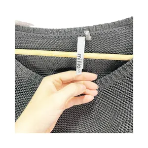 Miilla Womens S Sweater Gray Short‎ Sleeved Crochet Lightweight Open Knit Casual thumbnail 3