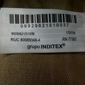 Zara Linen Blend High Rise Olive Green Shorts Medium Nwt thumbnail 8