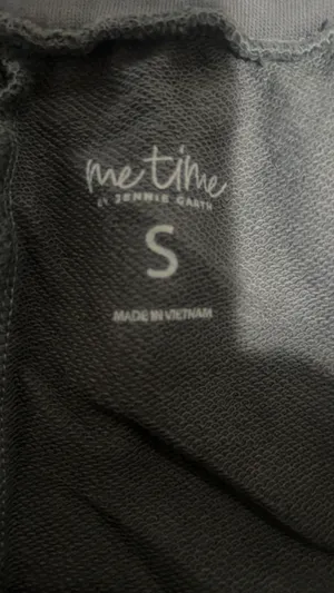 Me Time by Jennie Garth Black Lounge Pants Small thumbnail 3