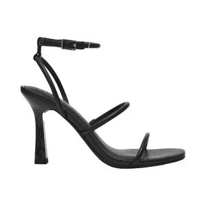 Wild Pair Womens Louudd Sandals Heels 10020354700 Black Smooth 10M thumbnail 8