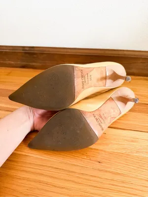 Jimmy Choo Patent Leather Heels Size 36.5 thumbnail 6