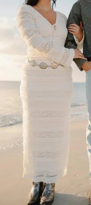 12th Tribe White lace dress thumbnail 2