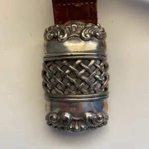 Brighton L Leather Brown Braided Vintage 1995 Belt thumbnail 2