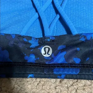 Lululemon Free to Be Sports Bra Strappy Dandy Digie‎ Porcelaine Black 6 thumbnail 5