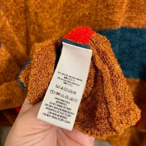 Free People All About You Pullover Striped Sweater Terracotta Oversized XS thumbnail 5