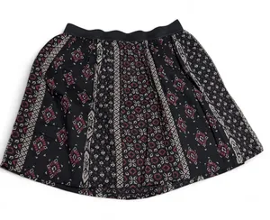Abercrombie & Fitch Black skirt with elastic waistband Size L #skirt #aesthetic thumbnail 1