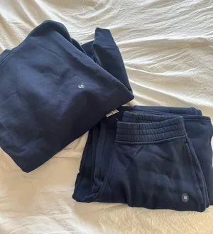 Hollister Navy Blue Sweat Set thumbnail 1