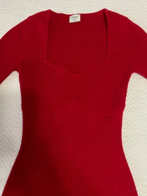 Abercrombie Red Mini Dress thumbnail 3