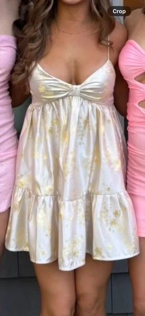 Lucy in the Sky Mini Dress gold thumbnail 2