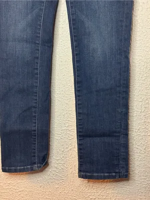 L.L. Bean Women's Dark Blue Skinny Jeans thumbnail 3