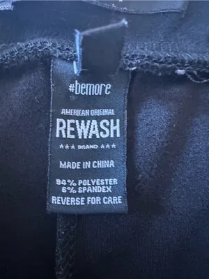 Rewash Black Flare Leg Trousers thumbnail 6