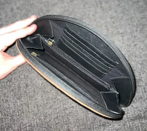 Myra Bags Genuine cowhide and leather wallet clutch. thumbnail 3