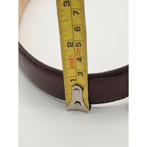 Barse Womens M Burgundy Brown English Leather Silver Tone Filgree Boho Western thumbnail 4