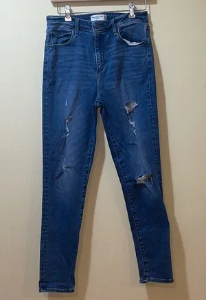 Womens Abercrombie & Fitch Curve Love The Super Skinny High Rise Jeans thumbnail 1