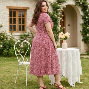 Torrid Maxi Dress Womens 1X Floral Stretch High Waist Cottagecore Fairy Modest thumbnail 8