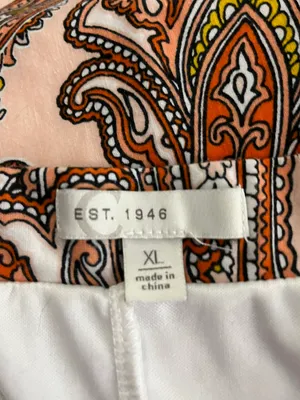 EST. 1946 Size XL Paisley Print Flowy Skirt thumbnail 7