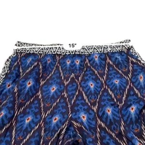 Anthropologie Value Blue Aztec Printed Wide Leg Pull On Pants‎ Sz M thumbnail 12