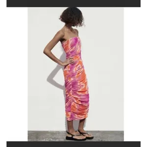 Zara Print Dress‎ With Tulle Medium New with tags thumbnail 3