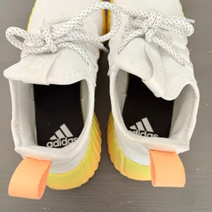 Adidas Sneaker Kaptir Flow 6 White Yellow Orange Gradient Chunky Mesh Athletic thumbnail 8