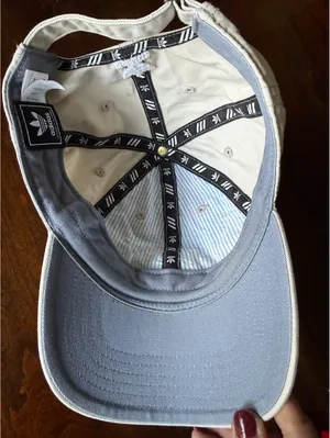 NWOT’s Adidas Classic Beige Cotton Baseball Cap with Logo thumbnail 6