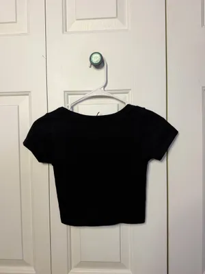 Garage Short Sleeve Crop Top thumbnail 2