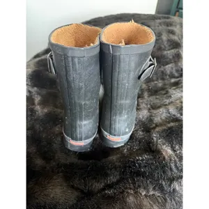 CHOOKA WOMEN'S CITY SOLID MID HEIGHT RAIN BOOTS 9 BLACK SHOES thumbnail 3