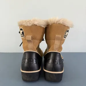 Sorel‎ Tivoli II Curry Tan Suede Faux Fur Lined Waterproof Winter Snow Boots thumbnail 7