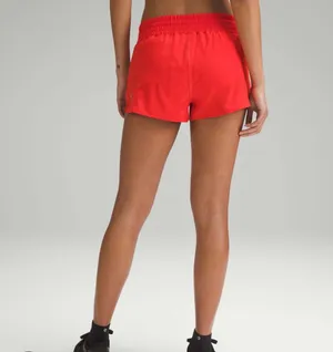 Lululemon Hotty Hot High-Rise Lined Short 2.5 in Hot Heat thumbnail 2