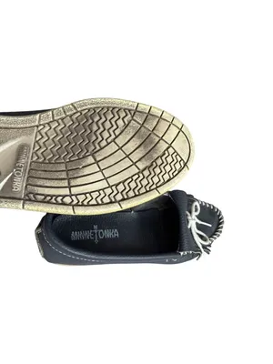 MINNETONKA Blue Leather Loafers Size US 7 thumbnail 2