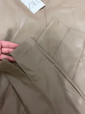 ZARA leather pants thumbnail 2