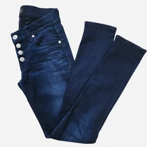Hudson button-fly dark blue skinny jeans size 25 thumbnail 6