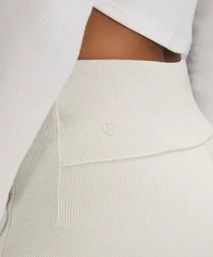 Lululemon Brushed Softstreme Ribbed Zip Flared Pant 32.5" Bone 8 thumbnail 11