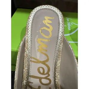 Sam Edelman Womens Linnie Bit Mule Beige Neutral Raffia Size 6.5 Equestrian thumbnail 5