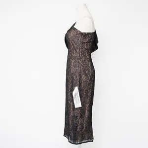 Dress The Population - Tiffany One-Shoulder Lace Midi Dress‎ thumbnail 6
