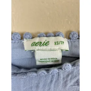 Aerie Blue Eyelet Mini Babydoll Dress Women’s XS Sundress Boho Cottagecore thumbnail 10
